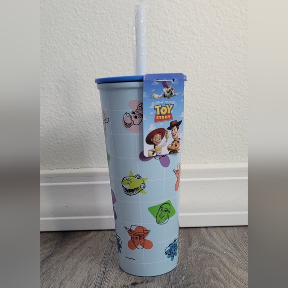 Zak Designs Other - Toy Story 24 oz Tumbler with Blue Lid and Straw, New